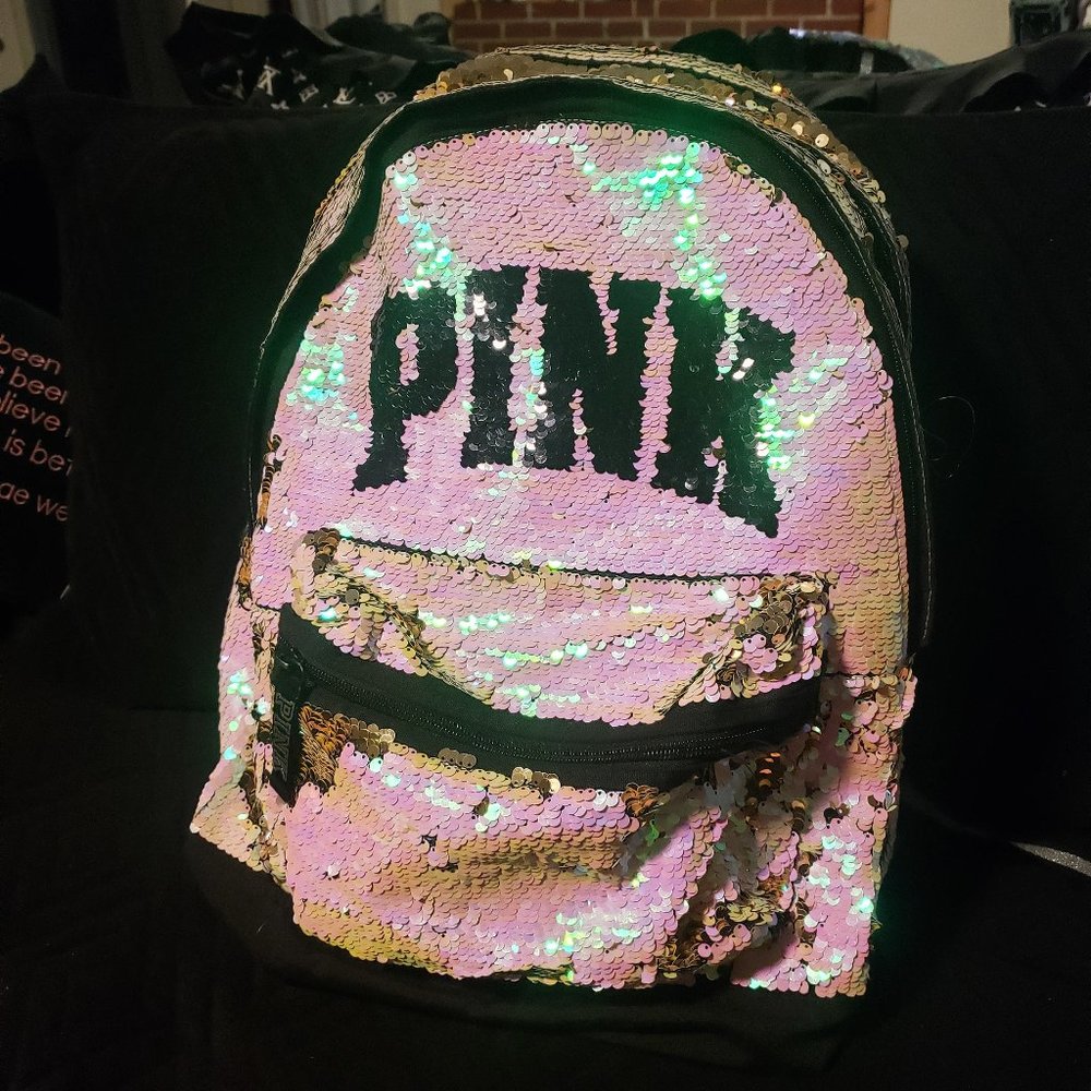 Victoria Secret PINK Sequin bookbag